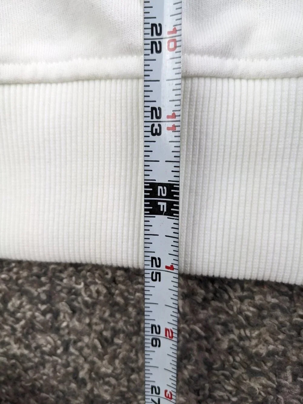 NWT G-Star Raw Sweater Jacquard GSRAW Spellout Off White Mens Small *Flaw - Picture 10 of 11